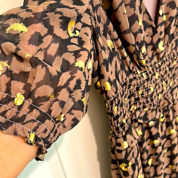 EXPRESS NWOT leopard hi-low dress - Picture 7 of 9